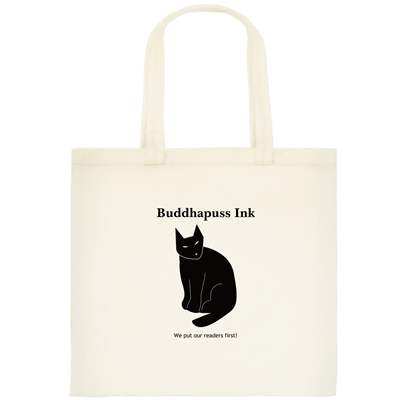 cat tote for readers